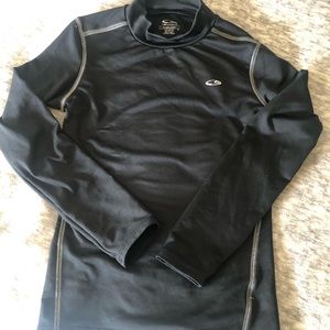 Champion black kids athletic shirt. Large 10/12